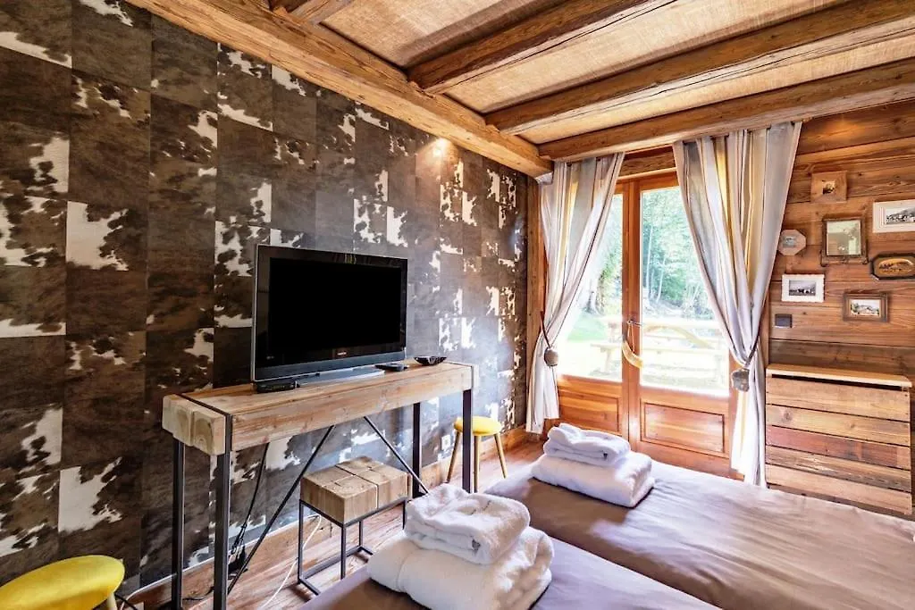 Somptueux Chalet Baron Megeve Vue.Jaccuzi.4 Mn A Pied Au Centre 0*,