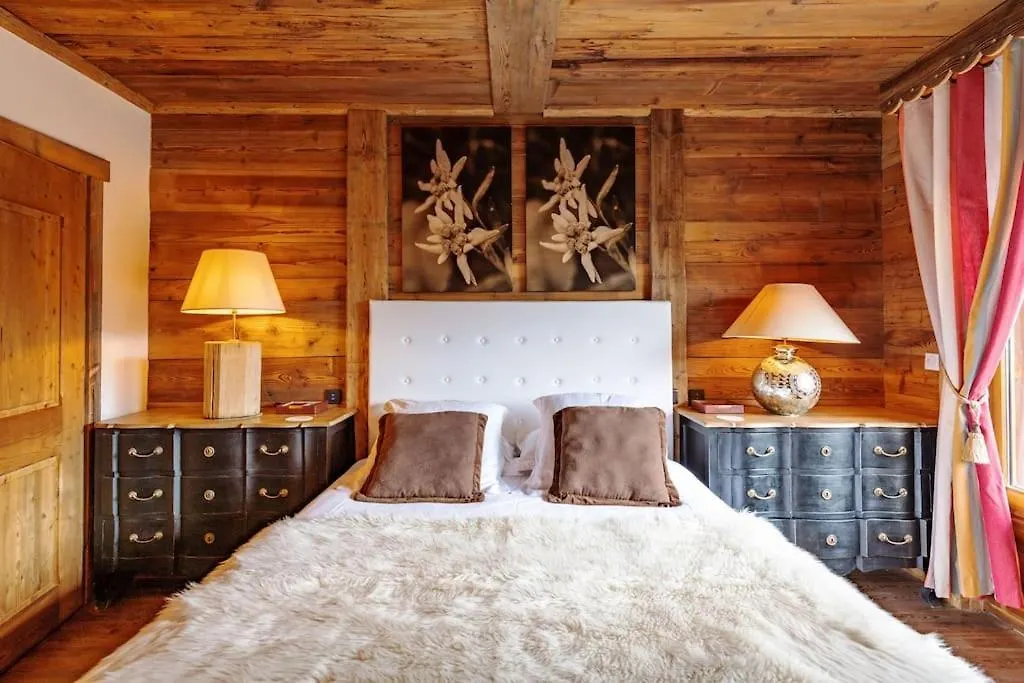 Somptueux Chalet Baron Megeve Vue.Jaccuzi.4 Mn A Pied Au Centre