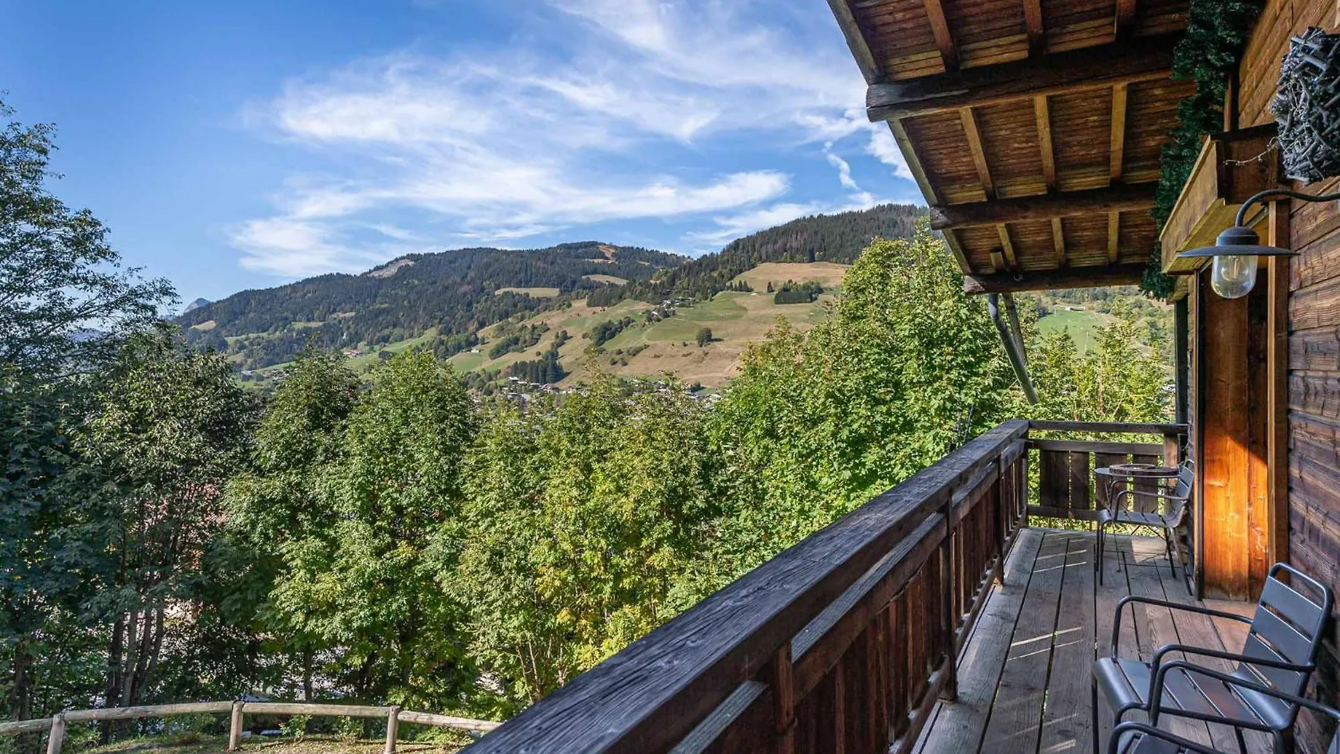Somptueux Chalet Baron Megeve Vue.Jaccuzi.4 Mn A Pied Au Centre France