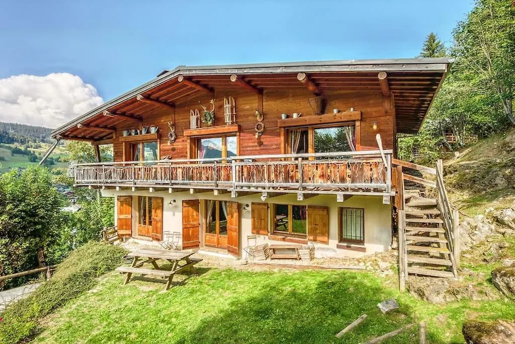 Somptueux Chalet Baron Megeve Vue.Jaccuzi.4 Mn A Pied Au Centre