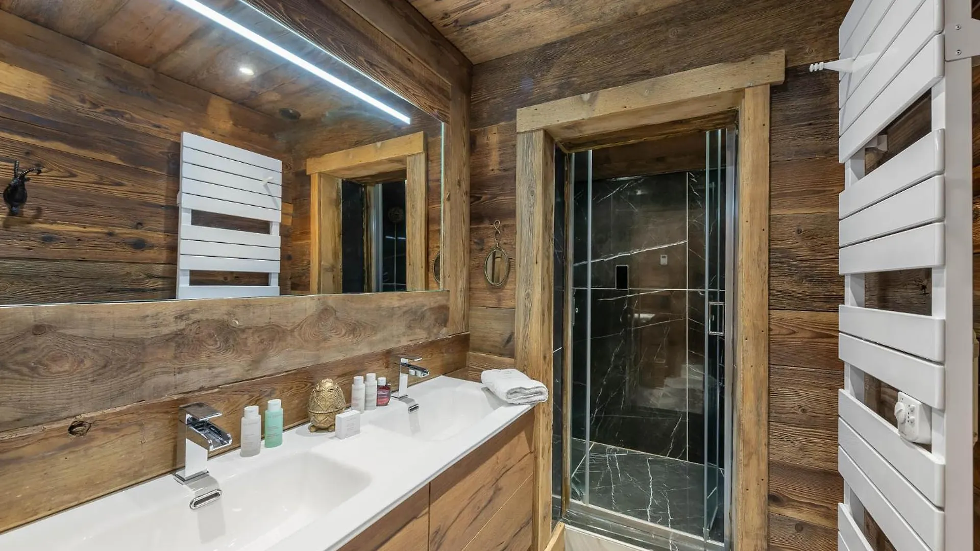 Somptueux Chalet Baron Megeve Vue.Jaccuzi.4 Mn A Pied Au Centre