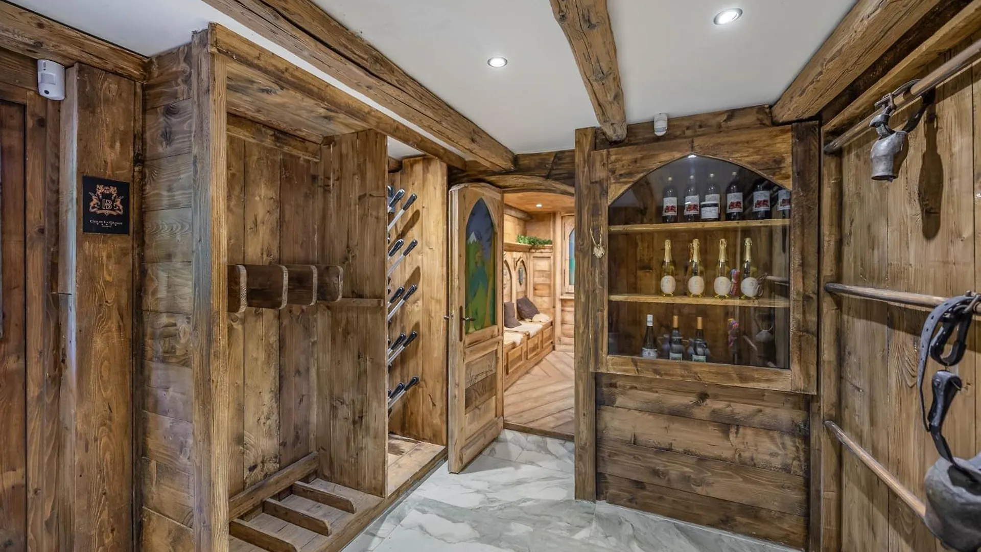 Somptueux Chalet Baron Megeve Vue.Jaccuzi.4 Mn A Pied Au Centre